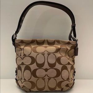 Authentic Signature coach purse